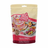 Dekoračná poleva s príchuťou karamely Deco Melts 250 g, hnedá | FUNCAKES, F25310