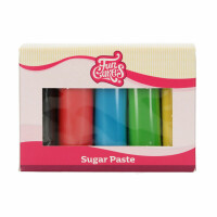 Sada fondánov Mlutipack 5x 100 g, základné farby | FUNCAKES, F20350