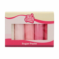Sada fondánov Mlutipack Pink 5x 100 g, odstiene ružovej | FUNCAKES, F20365