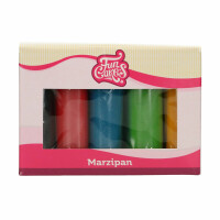 Sada marcipánu Multipack 5x 100g, základné farby | FUNCAKES, F28200