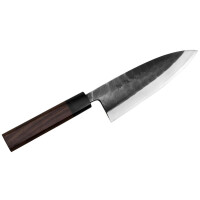 Nôž Deba, 16,5 cm | HIDEO KITAOKA, Shirogami Black Oktagon