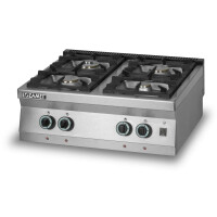 Plynový sporák 4 horáky, 24 kW, 800x700x280 mm | LOZAMET, L700.KG4