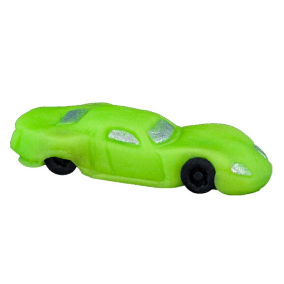 Športové auto, cukrová figúrka, 7,5 cm, limetkové | MAGMART, AM02