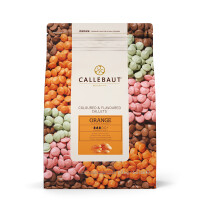 Aromatizovaná čokoláda pomarančová Callets, 2,5 kg balenie | CALLEBAUT, ORANGE-E4-U70
