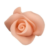 Kvet ruže stredný z cukru 3 cm, lososová | MAGMART, RS 02