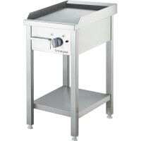 Elektrická grilovacia platňa 400x700x850 mm, hladká, 4 kW | STALGAST, 979301