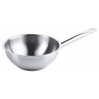 Hlboká panvica bez pokrievky, nerezová s priemerom 160 mm, 1 l | CONTACTO, Seria 2200