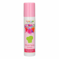Zamatový sprej, zelený 100 ml | FUNCAKES, FC52070