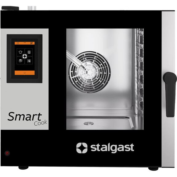 Elektrický, parný konvektomat 7x GN2/1, dotykové ovládanie, 790x1280x830 mm | STALGAST, SmartCook