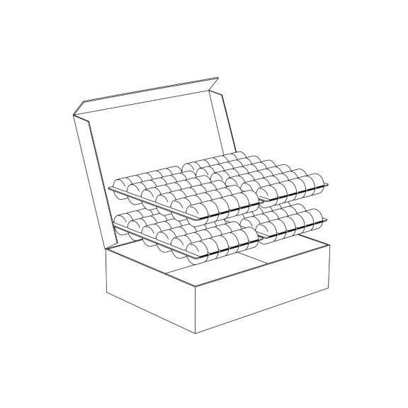 Papírová krabička na makrónky - SMC144 | PAVONI, Storage &Display