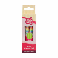 Gólové potravinárske farbivo v tube, 30 g, jasne zelené | FUNCAKES, F44155