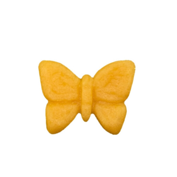 Motýlik mini, tealový, figúrka z cukru, 1,5 cm, sada 100ks. | MAGMART, MTM01