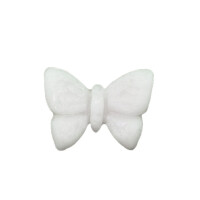 Motýlik mini, biely, figúrka z cukru, 1,5 cm, sada 100ks. | MAGMART, MTM01