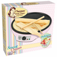 Domáci palacinkovač, ružový | BESTRON, ASW602P