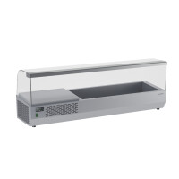 Chladiaci nadstavec z nerezovej ocele 5x 1/4 GN 150 mm, 1320x350x453 mm | DORA METAL, DM-94050.5