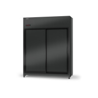 Chladiaca skriňa s posuvnými dverami, horný agregát, 4 kl., nerezový vnútorný priestor a opláštenie,  1200x745x2020 mm | RAPA, SCh - ZR 1200 ecoline