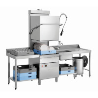 Priechodná umývačka riadu, 9,9 kW, 400 V, 12-45 košov/h, 720x805x2115 mm | BARTSCHER, DS 2501eco