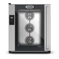 Konvekčná pec s odtokom a ručným otváraním 10x 600x400 mm, 15,5 kW/400V, Camilla.Matic | UNOX, BAKERLUX SHOP.Pro GO