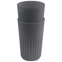 Plastový hrnček 0,4 l, sivý | APS, To Go