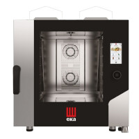 Konvektomat plynový 6x 600x400, s priamym nástrekom, dotyková obrazovka, s umývacím systémom a sondou | EKA, Millennial Touch Screen BAKERY