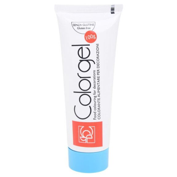 Gélové potravinárske farbivo v tube, blankytne modrý, 100 g | MODECOR, 23125