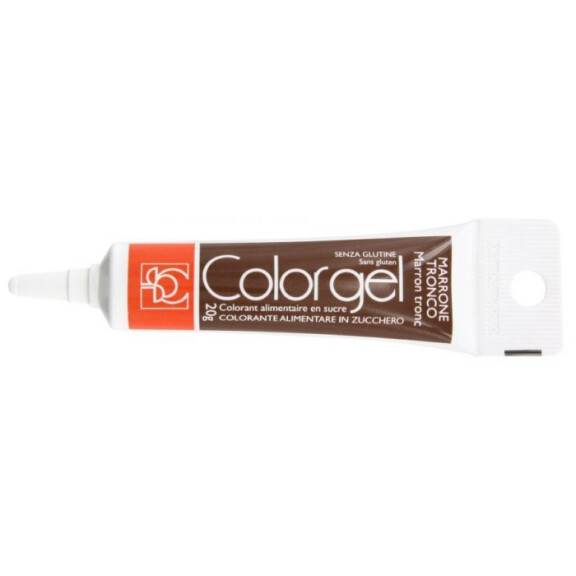Gélové potravinárske farbivo v tube, hnedé drevo, 20 g | MODECOR, 23267