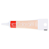 Gélové potravinárske farbivo v tube, béžové, 20 g | MODECOR, 23268