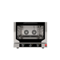 Pekárska konvekčná pec s vlhčením 4x 600x400 mm, elektrická, elektromechanicky riadená, trojfázová, 400V/6400W, 783x755x634 mm | EKA, Evolution Next