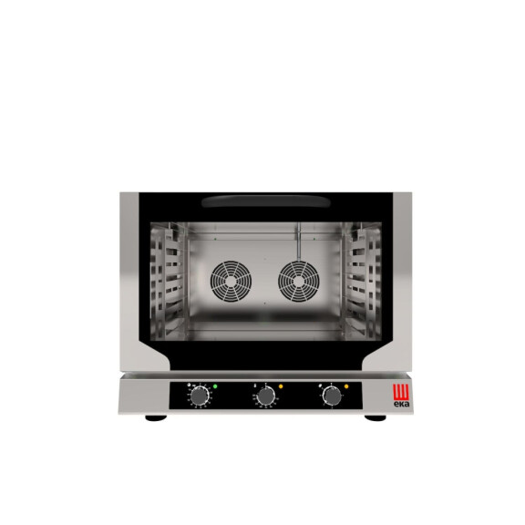 Pekárska konvekčná pec s vlhčením 4x 600x400 mm, elektrická, elektromechanicky riadená, trojfázová, 400V/6400W, 783x755x634 mm | EKA, Evolution Next