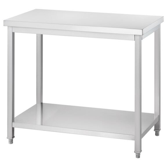 Centrálny stôl s policou 1200x600x850 mm, skrutkovaný | GREDIL, 676326