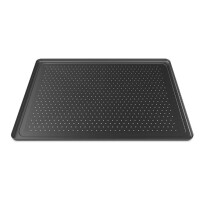 Hliníkový plech s nepriľnavým povrchom, 15 mm vysoký, perforovaný | UNOX, Foro.Black