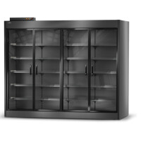 Chladiaci regál s presklenými krídlovými dverami bez agregátu 1960x1000x2210 mm | RAPA, RCh-GT S remote