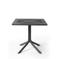 Stôl 750x800x800 mm, antracitová farba | NARDI, Clipx