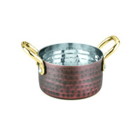 Hrniec, 2 ucha, tepaná staromeď, 600 ml, 115x70 mm | AMBITION, Charms