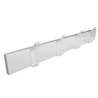 Wieszak Ścienny 70cm - Biały wysoki połysk w. Biały