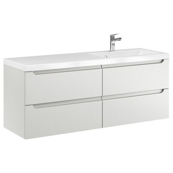 Szafka Wisząca Z Umywalką ETH 120 cm S Prawa - Kaszmir Mat