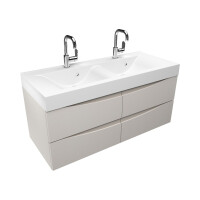 Szafka umywalkowa GRANDE 120 DUO Kaszmir Mat