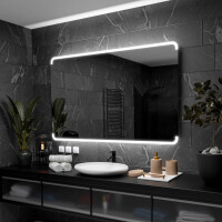 LED Fürdőszobai Tükör  - Assen 190 cm 70 cm