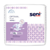 Pieluchomajtki Seni Optima Plus z regulowanym pasem biodrowym XL 10 szt.