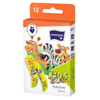 Plastry z opatrunkiem dla dzieci Matopat Kids ZOO 12 szt.