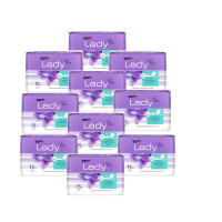 10x Seni Lady Slim Extra Wkładki urologiczne dla kobiet 15 szt. (14x29.5cm, 15 szt.)