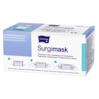 Maski jednorazowe medyczne Matopat Surgimask 3-warstwowe 50 szt. 17.5x9.5cm