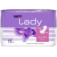 [OPIS !!!]16x Wkładki urologiczne Seni Lady Super 15 szt. (15 szt., 18x37cm)