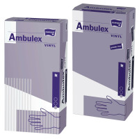 Rękawiczki jednorazowe winylowe Ambulex Vinyl 100 szt. S Biały Tak