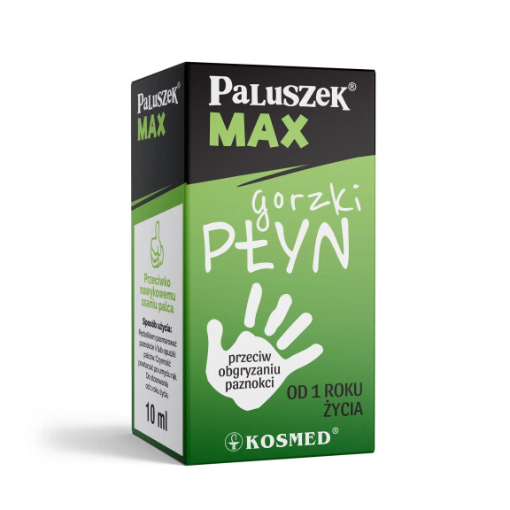 Gorzki płyn przeciw obgryzaniu paznokci Kosmed Paluszek MAX 10 ml