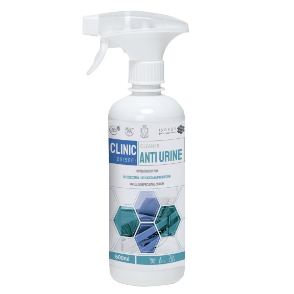 Isokor Płyn do usuwania plam i zapachu moczu Clinic Anti Urine 500 ml