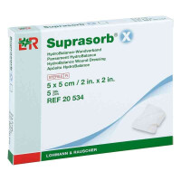 Lohmann & Rauscher Opatrunek HydroBalance Suprasorb X 5 szt. 5x5cm 5 szt.
