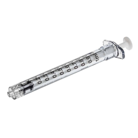 Strzykawka 3-częściowa BD Plastipak Luer-Lok 100 szt. 1 ml