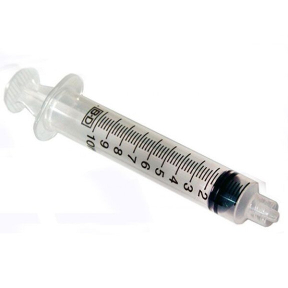 Strzykawka 3-częściowa BD Plastipak Luer-Lok 100 szt. 10 ml