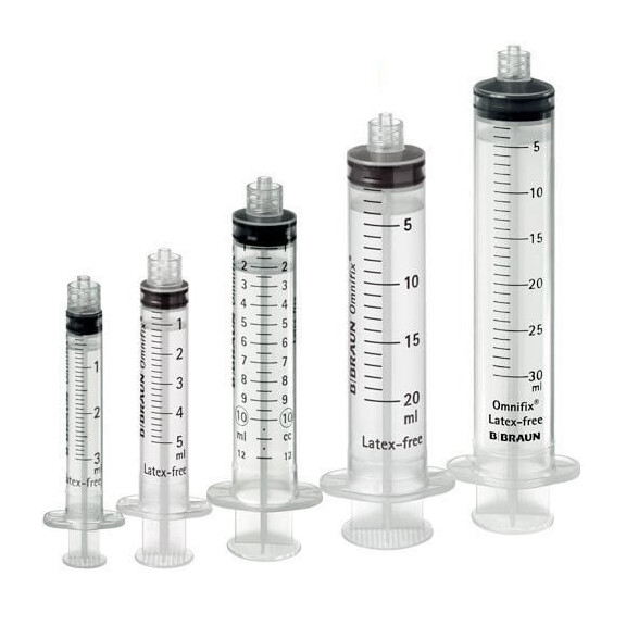 B.Braun Omnifix strzykawka 3-częściowa, luer lock, bez PCV 100 szt. 100 szt. 20 ml